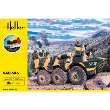 Heller STARTER KIT VAB 6x6 makett
