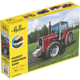 Heller STARTER KIT Massey Ferguson 2680 traktor makett