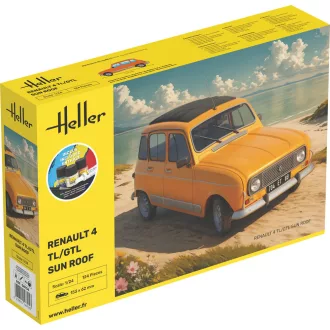 Heller STARTER KIT Renault 4 TL/GTL Sun Roof autó makett