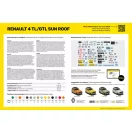 Heller STARTER KIT Renault 4 TL/GTL Sun Roof autó makett