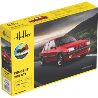 Heller STARTER KIT Peugeot 205 GTI autó makett
