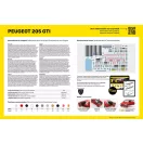 Heller STARTER KIT Peugeot 205 GTI autó makett