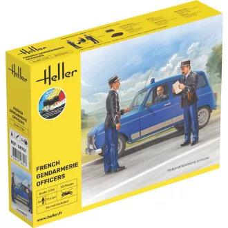 Heller STARTER KIT French Gendarmerie Officers figura makett