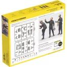 Heller STARTER KIT French Firemen figura makett