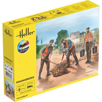 Heller STARTER KIT Road Workers figura makett
