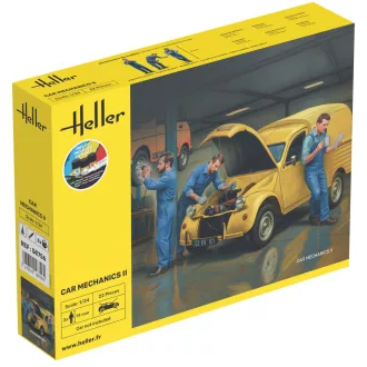 Heller STARTER KIT Car Mechanics II figura makett