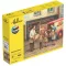 Heller STARTER KIT Grocer Family figura makett