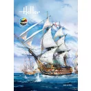 Heller STARTER KIT HMS Victory hajó makett