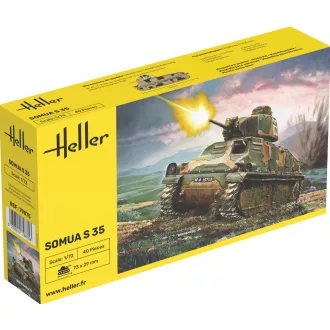 Heller Somua S35 harcjármű makett