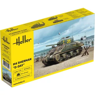 Heller M4 Sherman D-Day harcjármű makett
