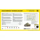 Heller M4A2 Sherman Division Leclerc harcjármű makett