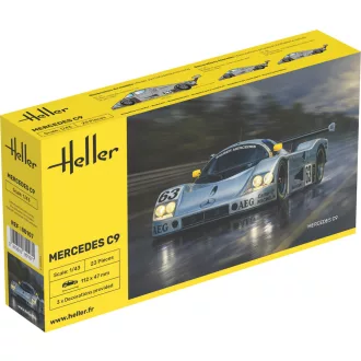 Heller Mercedes C9 autó makett