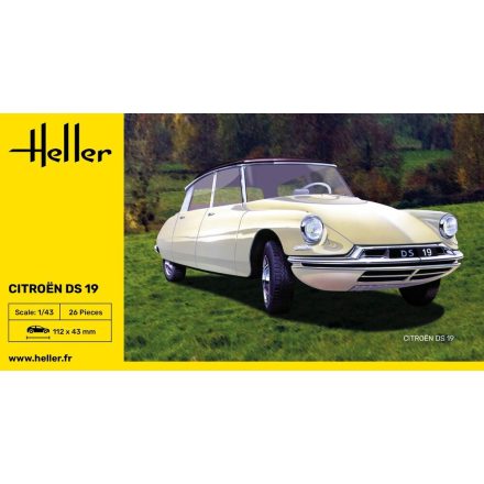 Heller Citroen DS 19 makett