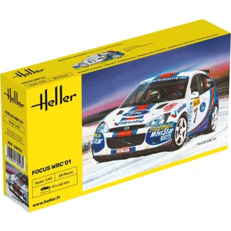Heller Focus WRC'01 autó makett