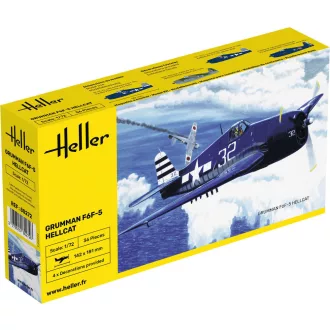 Heller F6F Hellcat repülő makett