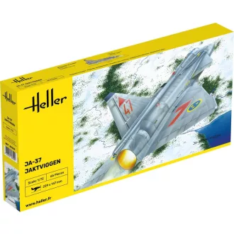 Heller Ja-37 Jaktviggen repülő makett