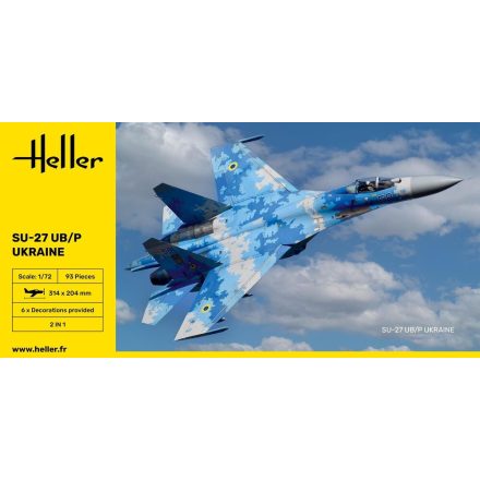 Heller SU-27 UB/P Ukraine makett