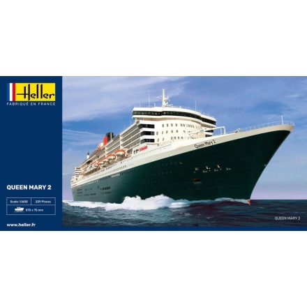 Heller Queen Mary 2 makett