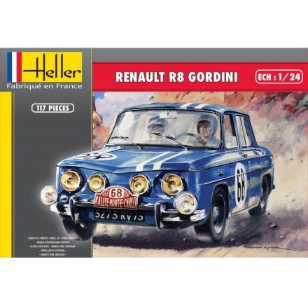 Heller Renault R8 Gordini makett