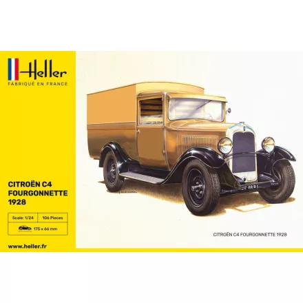 Heller Citroen C4 Fourgonnette 1928 makett