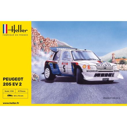 Heller Peugeot 205 EV 2 makett