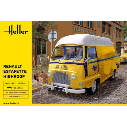 Heller Estafette High Roof makett