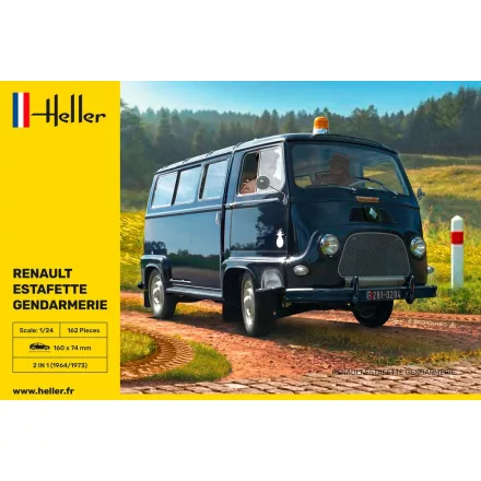 Heller RENAULT Estafette Gendarmerie New Mould makett