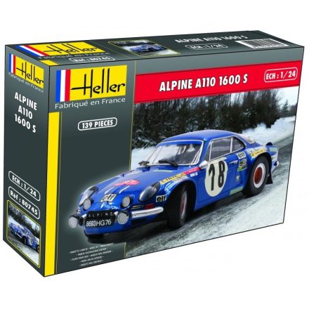 Heller Alpine A110 1600S makett
