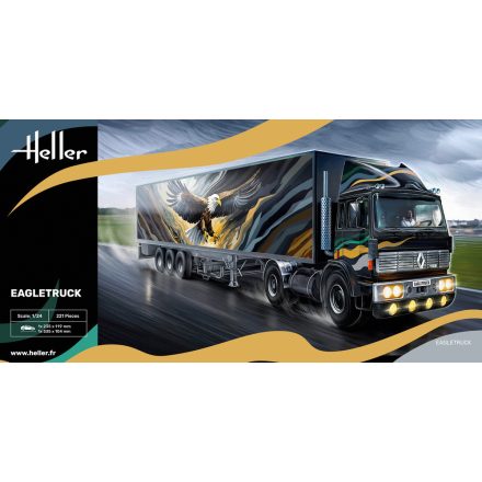 Heller Eagletruck makett