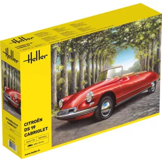 Heller Citroen DS 19 Cabriolet autó makett