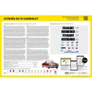 Heller Citroen DS 19 Cabriolet autó makett