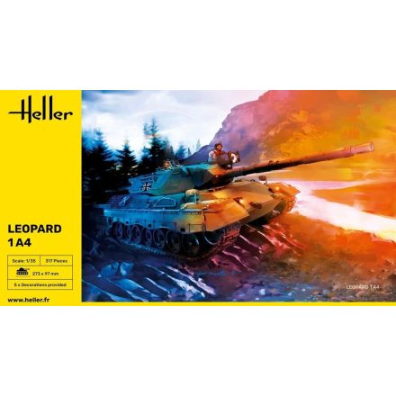 Heller Leopard 1A4 makett