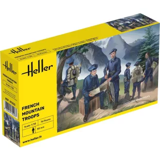 Heller French Mountain Troops figura makett