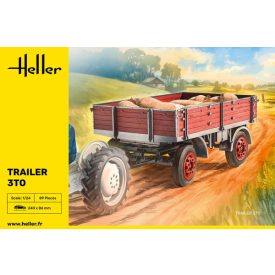 Heller Trailer 3to makett