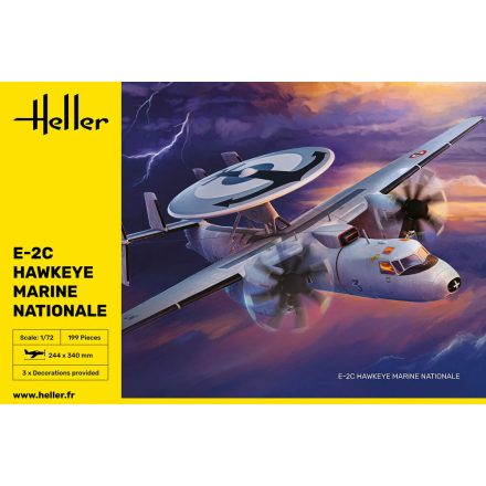 Heller Grumman E-2C Hawkeye Marine Nationale makett