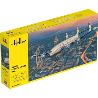 Heller Super Constellation TWA repülő makett