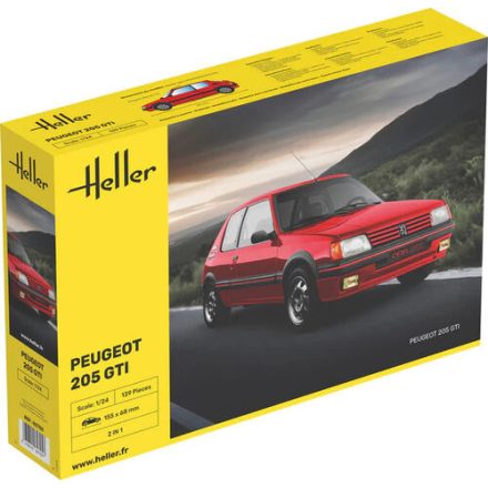 Heller Peugeot 205 GTI makett