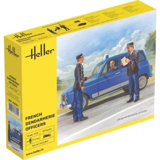 Heller French Gendarmerie Officers figura makett