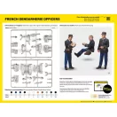 Heller French Gendarmerie Officers figura makett