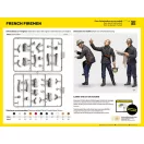 Heller French Firemen figura makett