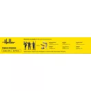 Heller French Firemen figura makett