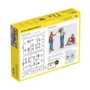 Heller 1970s Urban People figura makett