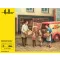 Heller Grocer Family (4 Figures)