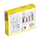 Heller Grocer Family figura makett