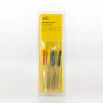 Heller Diamond file set 100 mm (5 pieces) reszelőkészlet