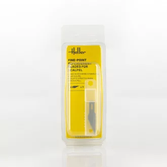  Heller Fine-point replacement blades for scalpel (5 pieces) szikepenge-készlet