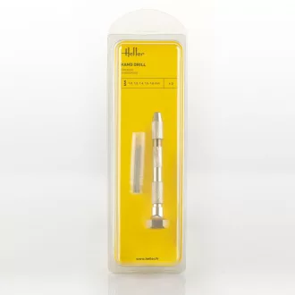   Heller Hand drill with five drills (1, 1.2, 1.4, 1.5, 1.8 mm) kézi fúrókészlet
