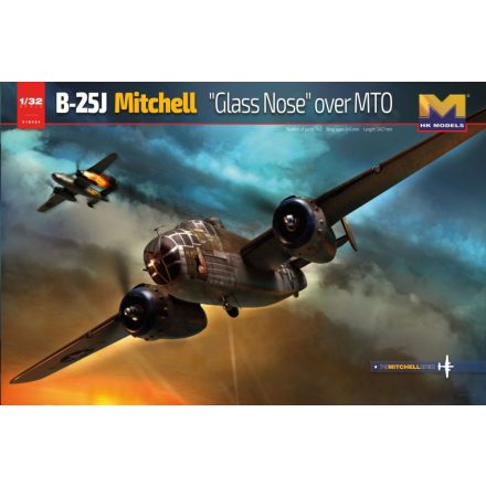 HK Models North American B-25J Mitchell 'Glass Nose' over MTO makett