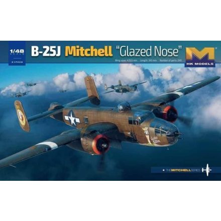HK Models B-25 J Mitchell Glazed Nose makett