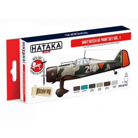 Hataka WW2 Dutch AF paint set vol. 1